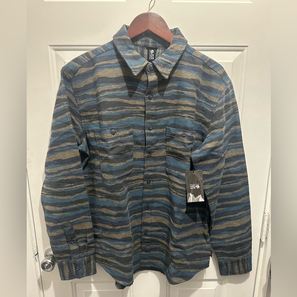 Mountain Hardwear Blue and Tan Jacket